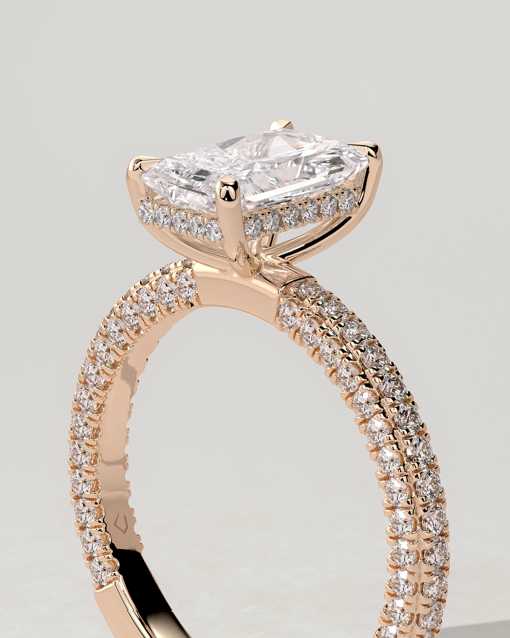 Irene Solitaire Radiant Ring