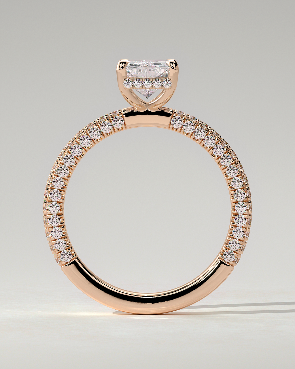 Irene Solitaire Radiant Ring
