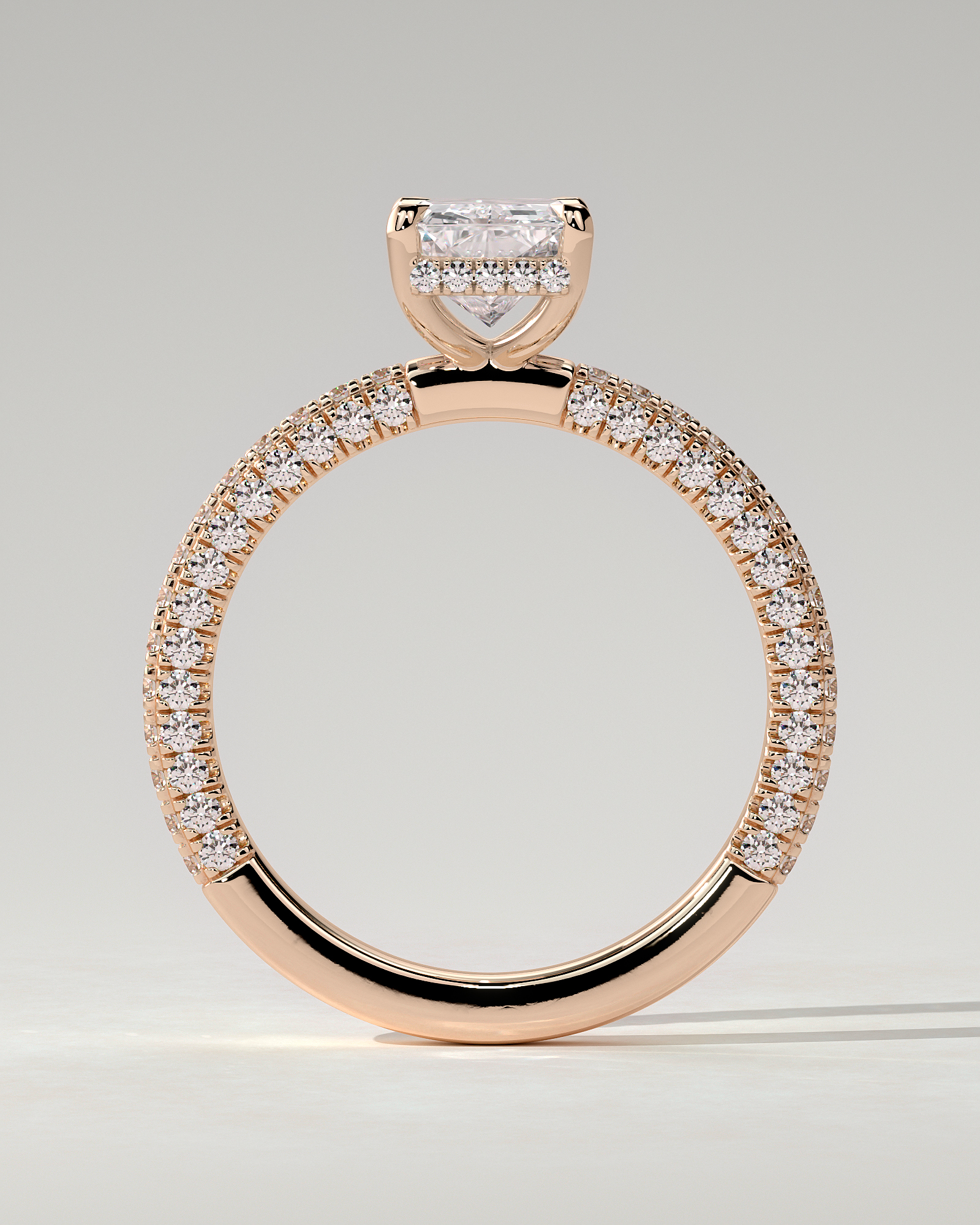 Irene Solitaire Radiant Ring