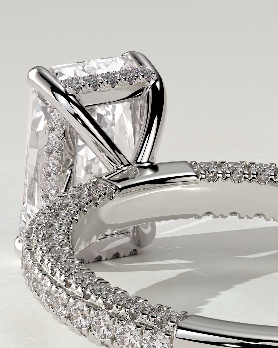 Irene Solitaire Radiant Ring