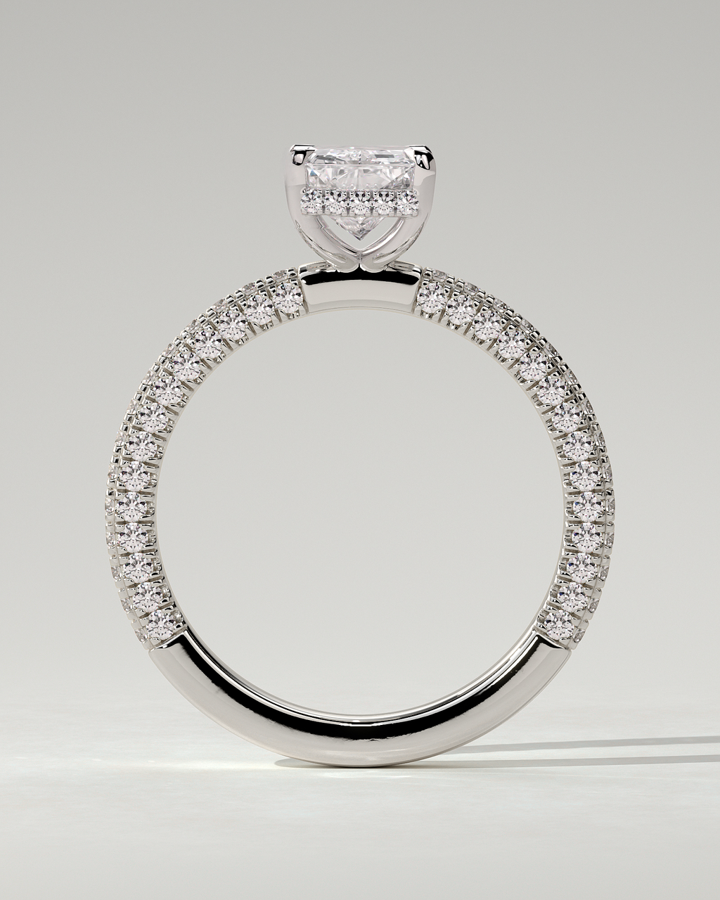 Irene Solitaire Radiant Ring
