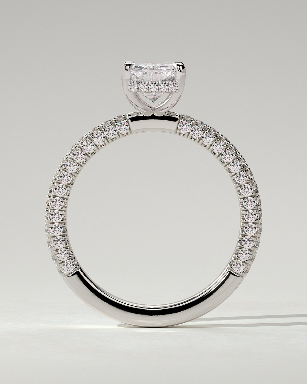 Irene Solitaire Radiant Ring