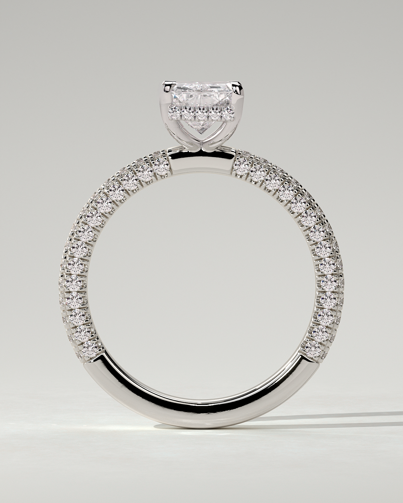 Irene Solitaire Radiant Ring