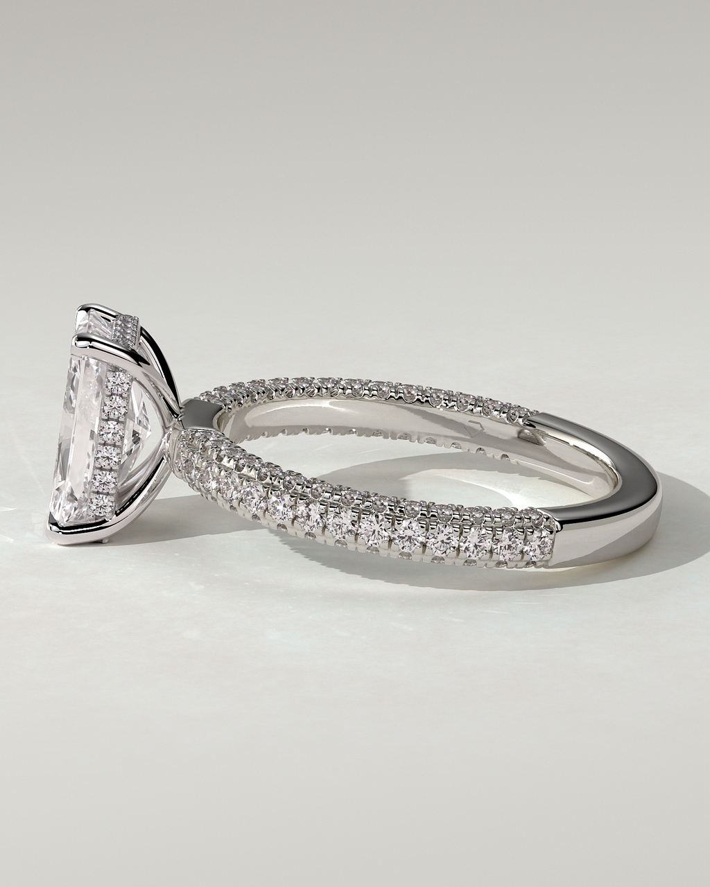Irene Solitaire Radiant Ring