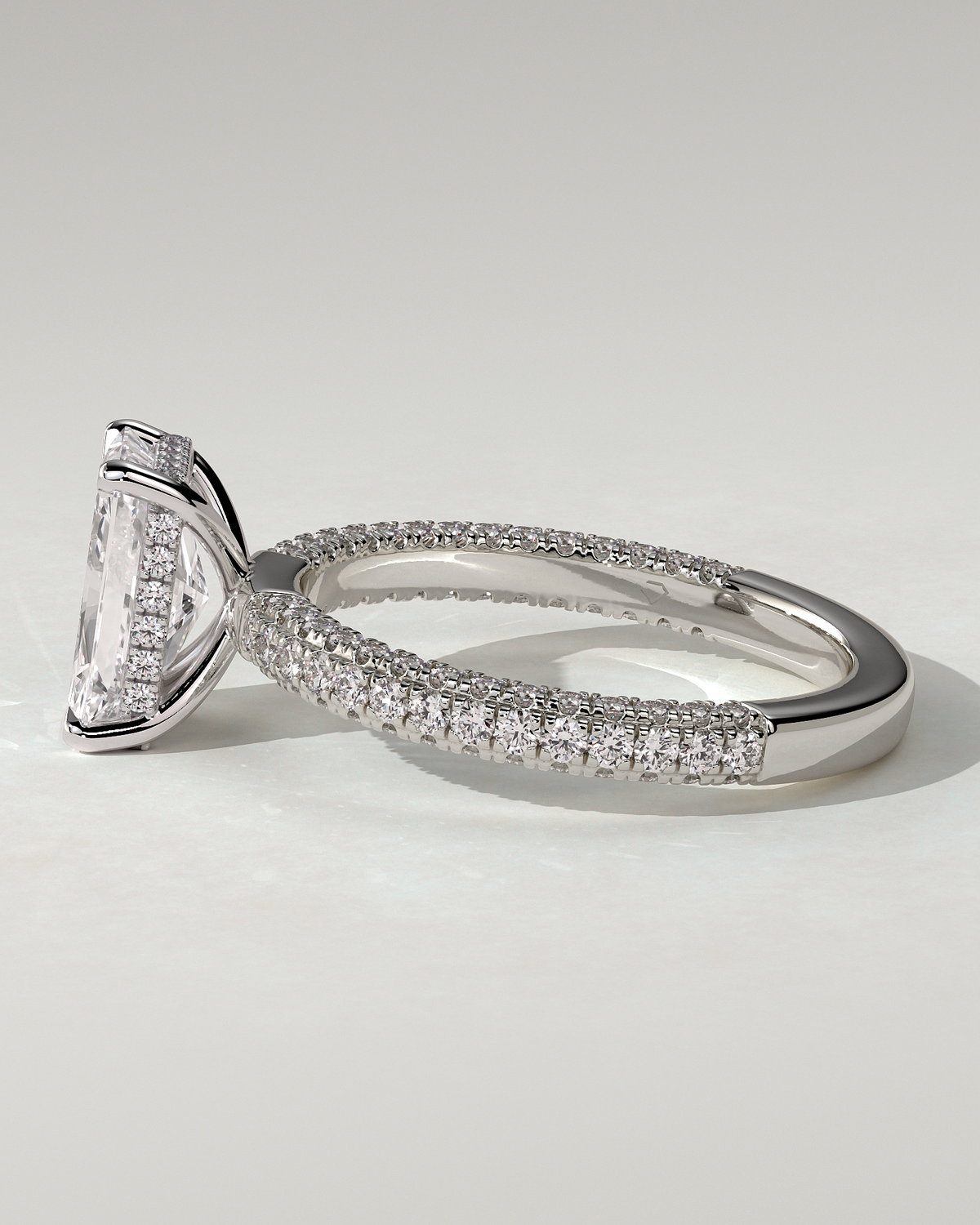 Irene Solitaire Radiant Ring