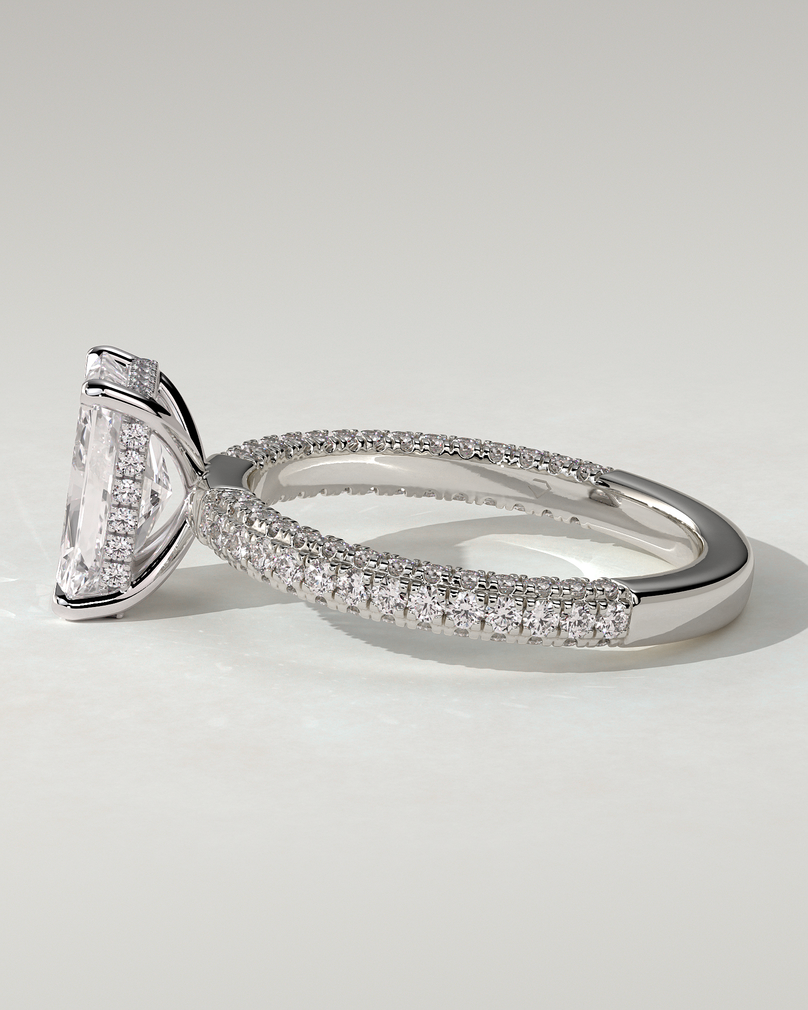Irene Solitaire Radiant Ring