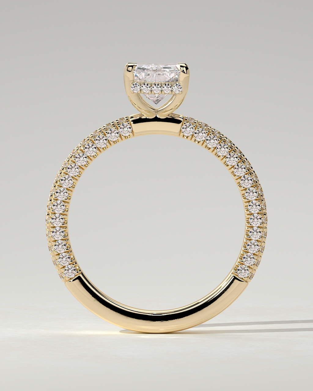 Irene Solitaire Radiant Ring