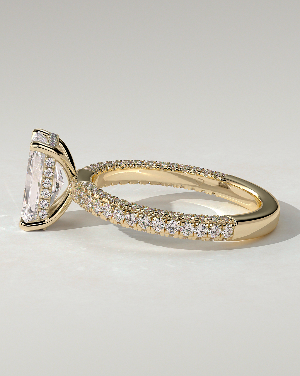 Irene Solitaire Radiant Ring