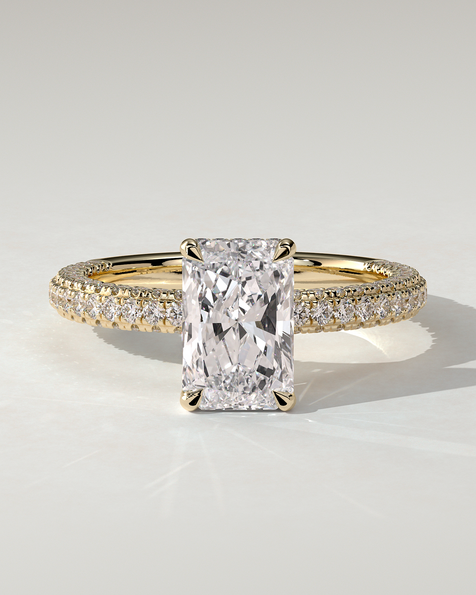 Irene Solitaire Radiant Ring