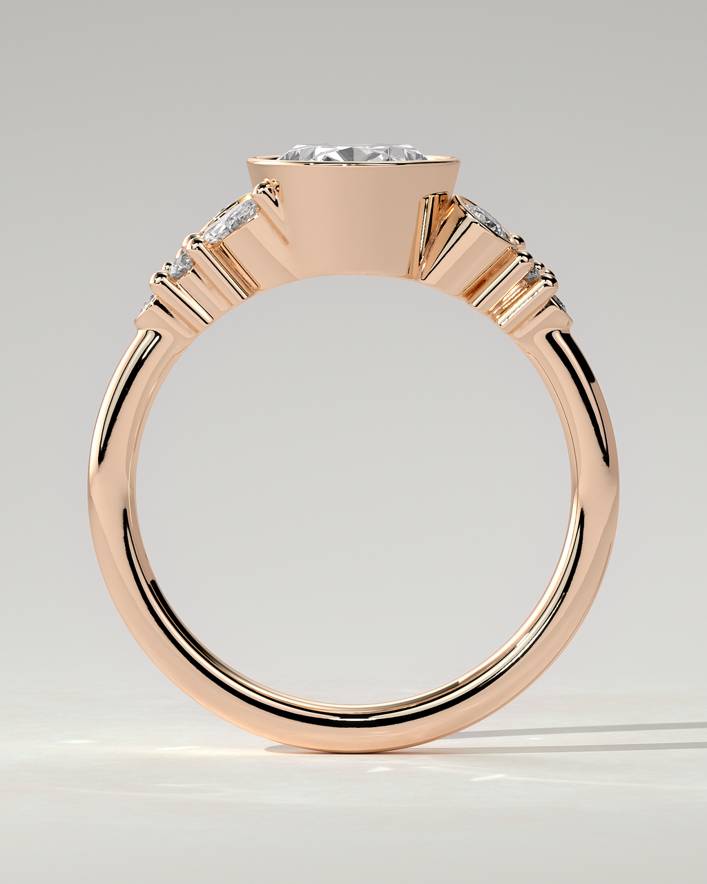 Isabella Bezel Round Ring