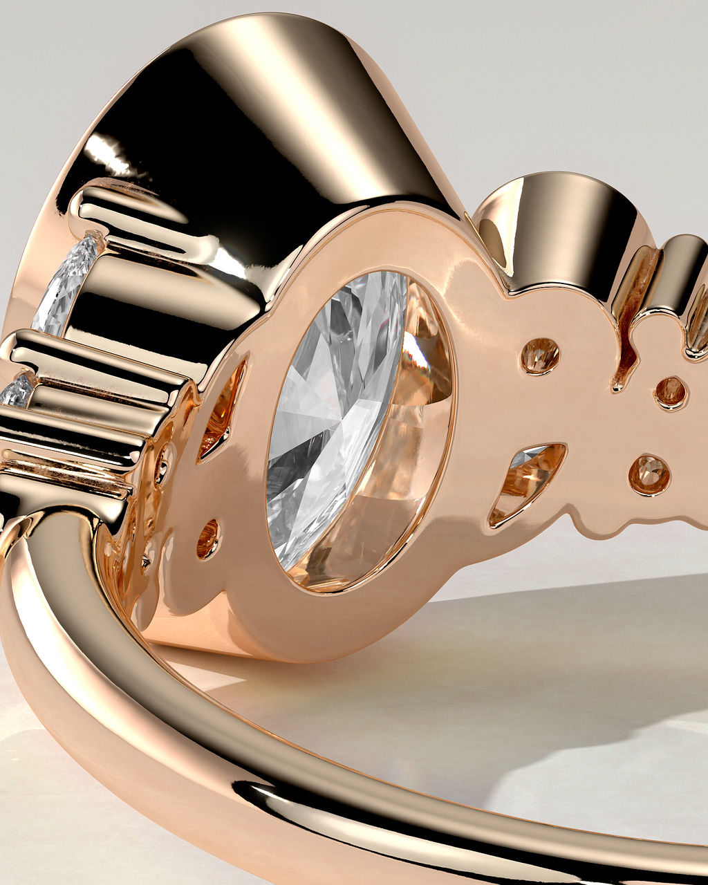 Isabella Bezel Round Ring