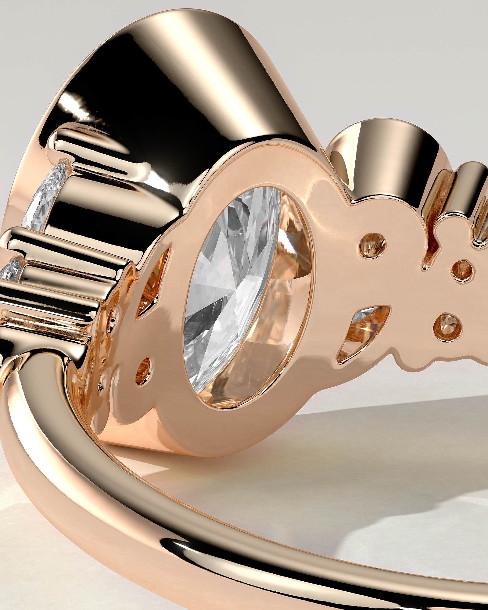 Isabella Bezel Round Ring
