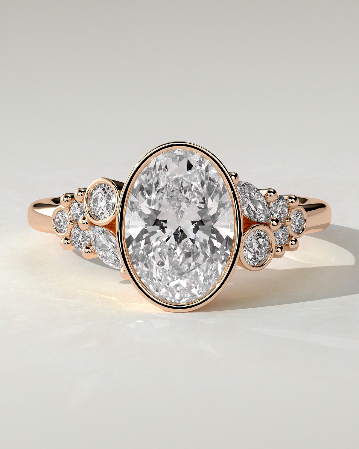 Isabella Bezel Round Ring