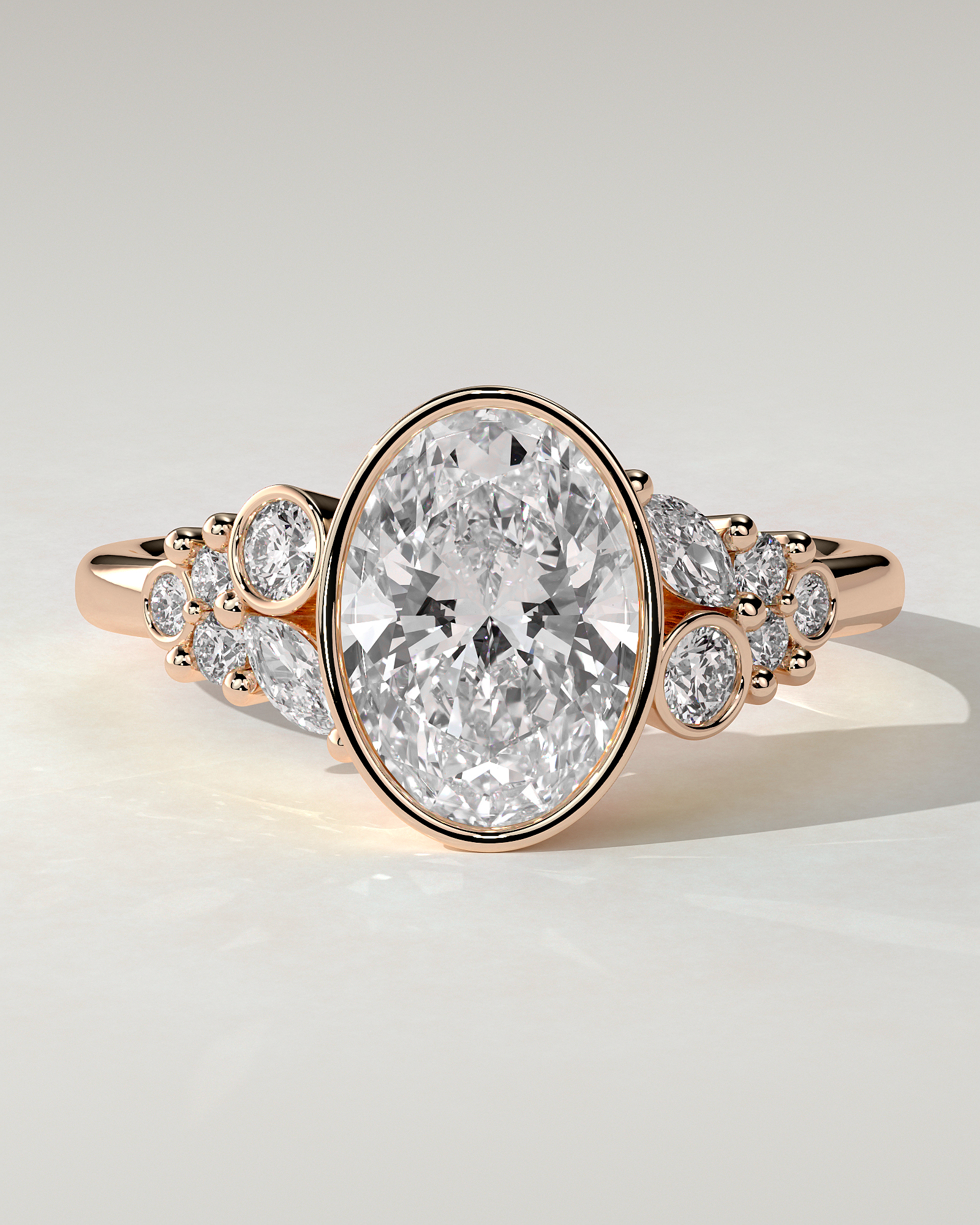 Isabella Bezel Round Ring