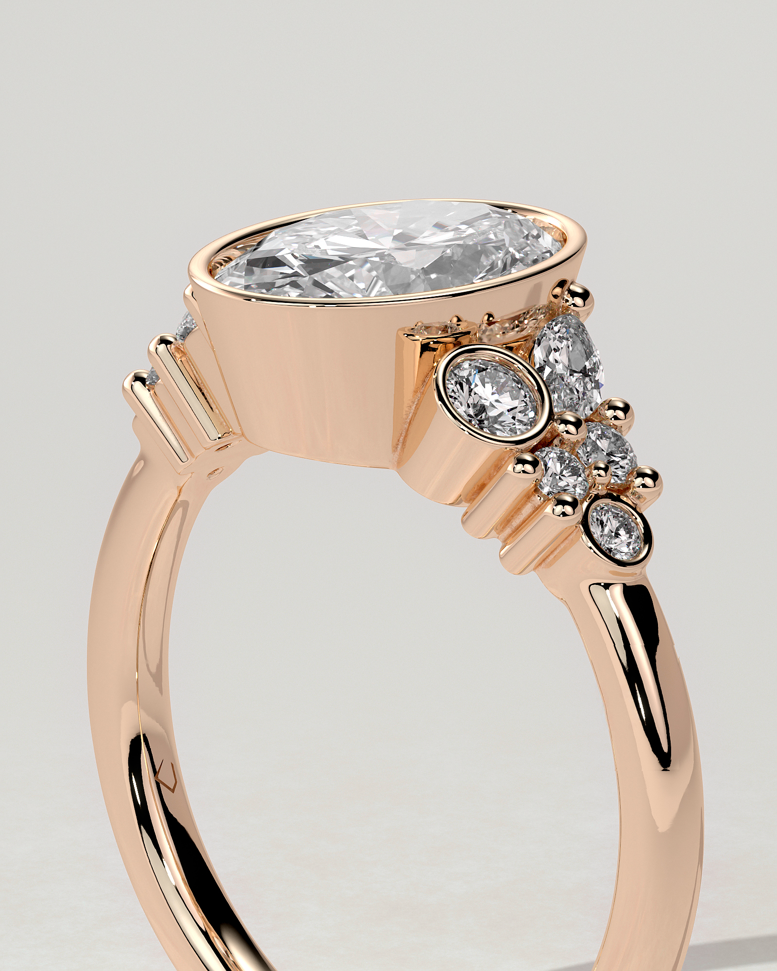 Isabella Bezel Round Ring