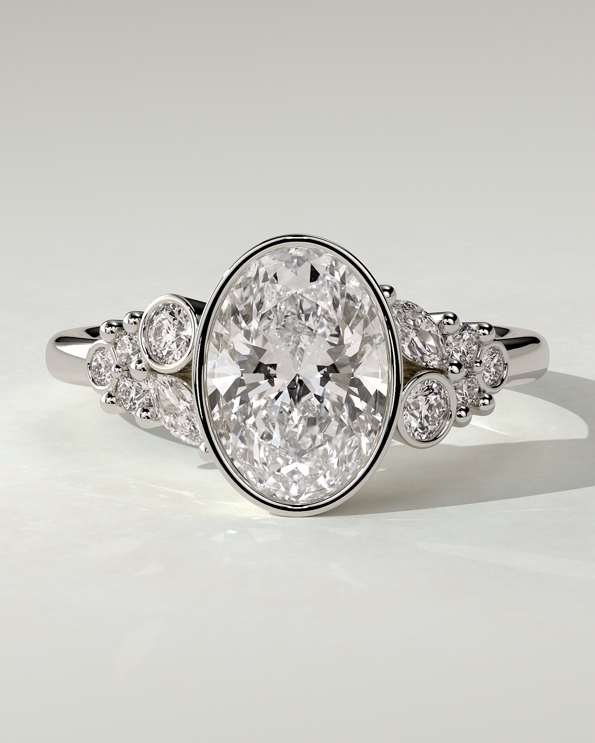Isabella Bezel Round Ring