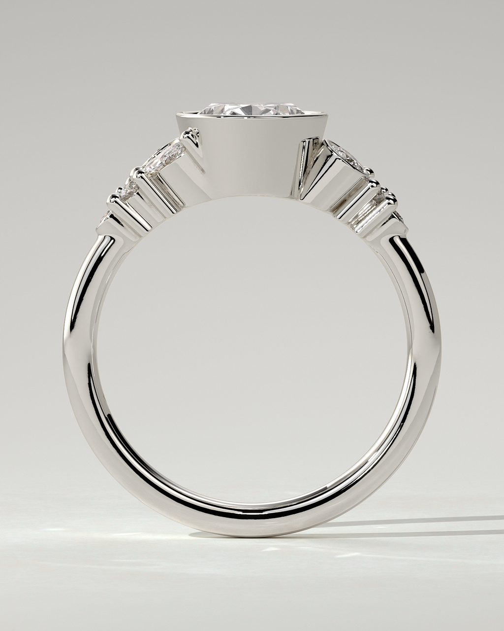 Isabella Bezel Round Ring