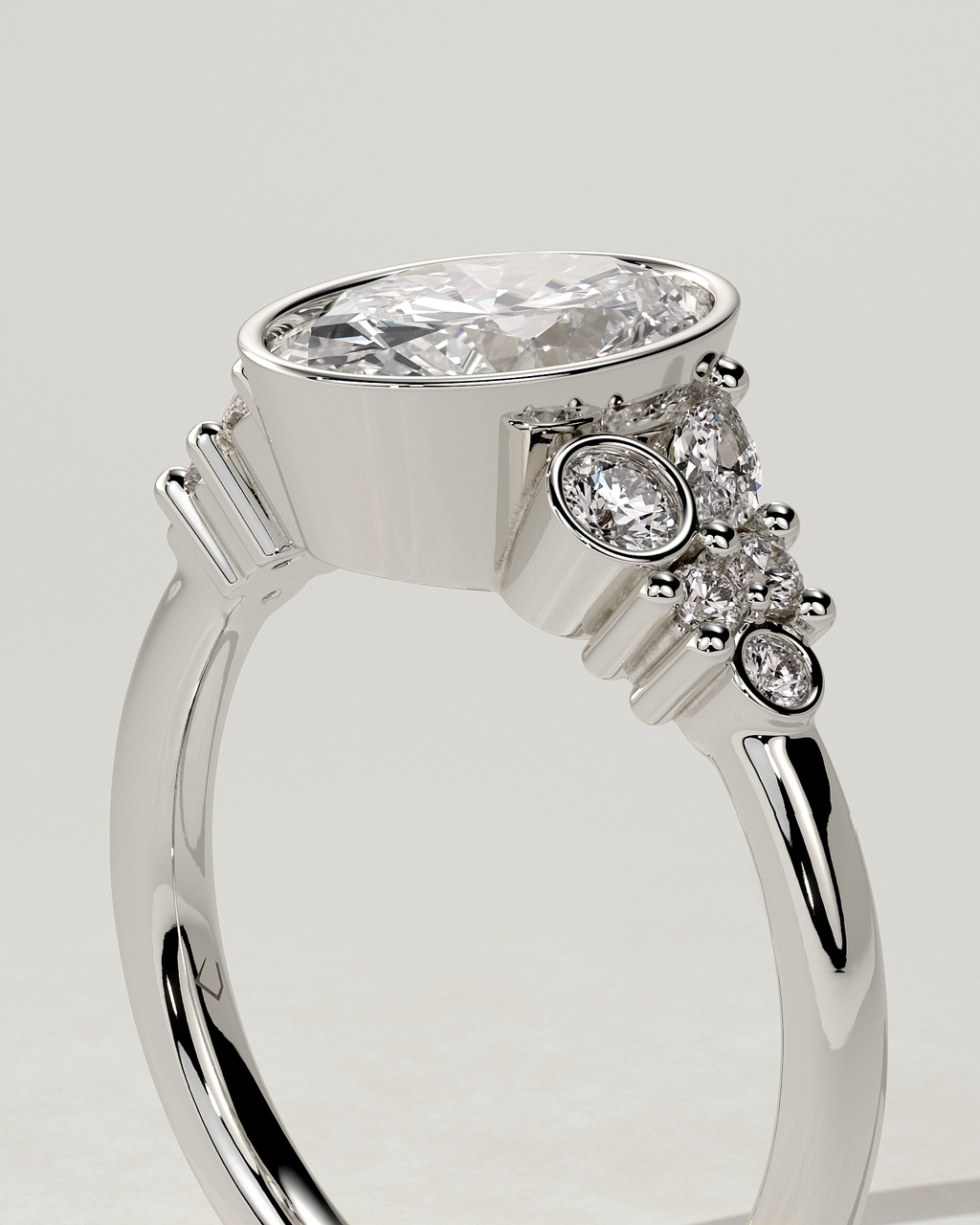 Isabella Bezel Round Ring