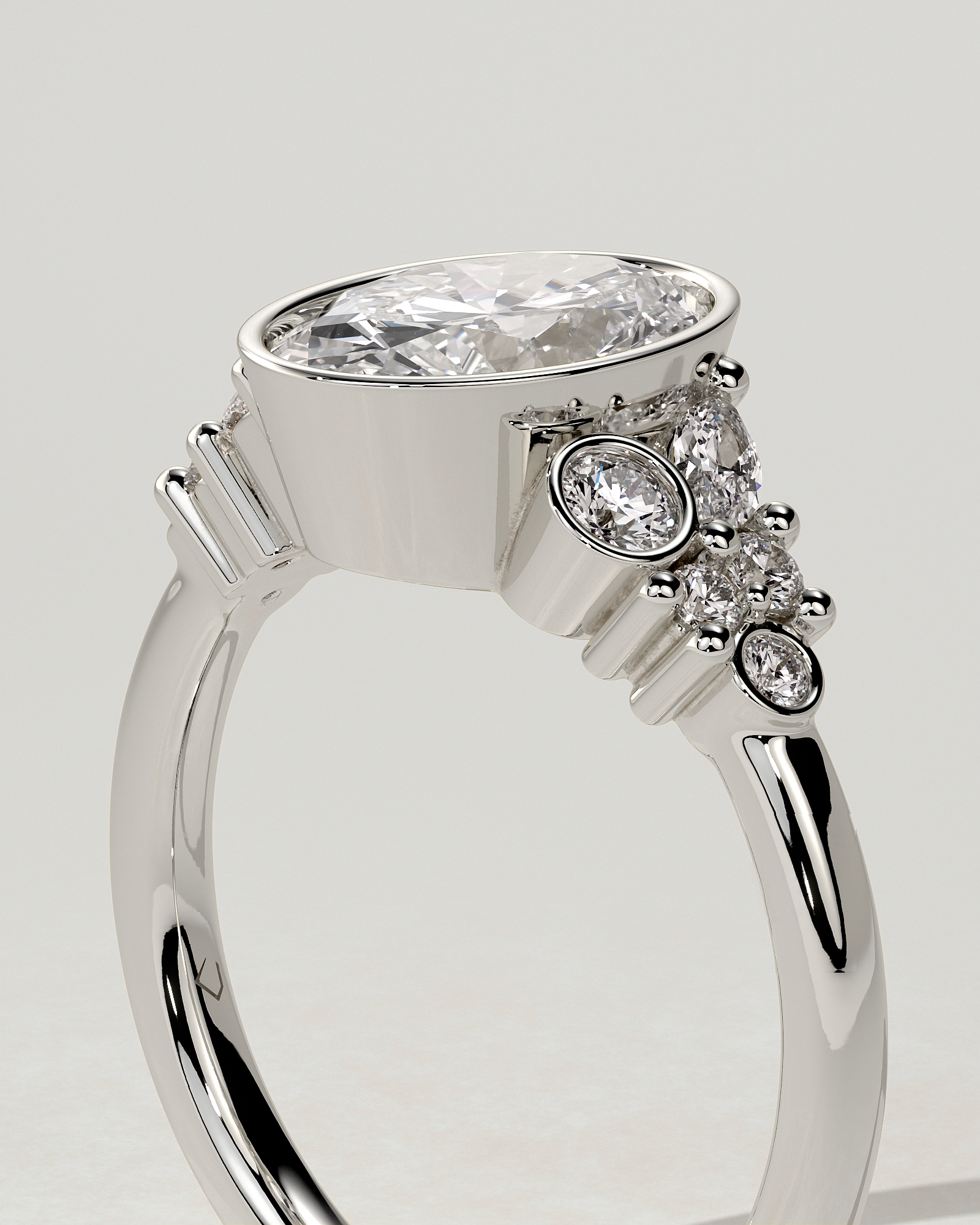 Isabella Bezel Round Ring