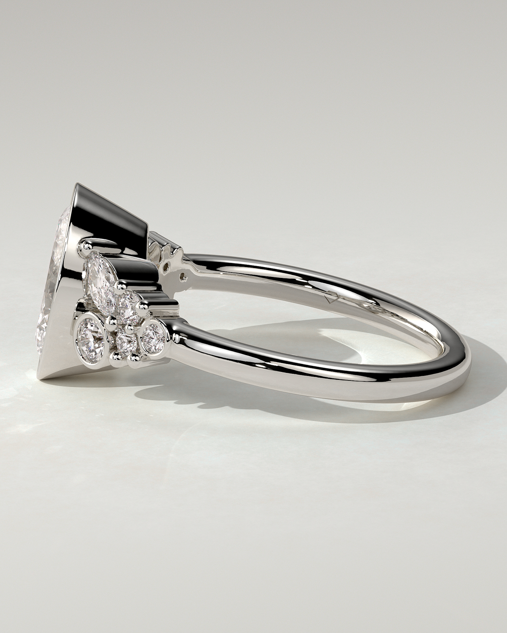 Isabella Bezel Round Ring