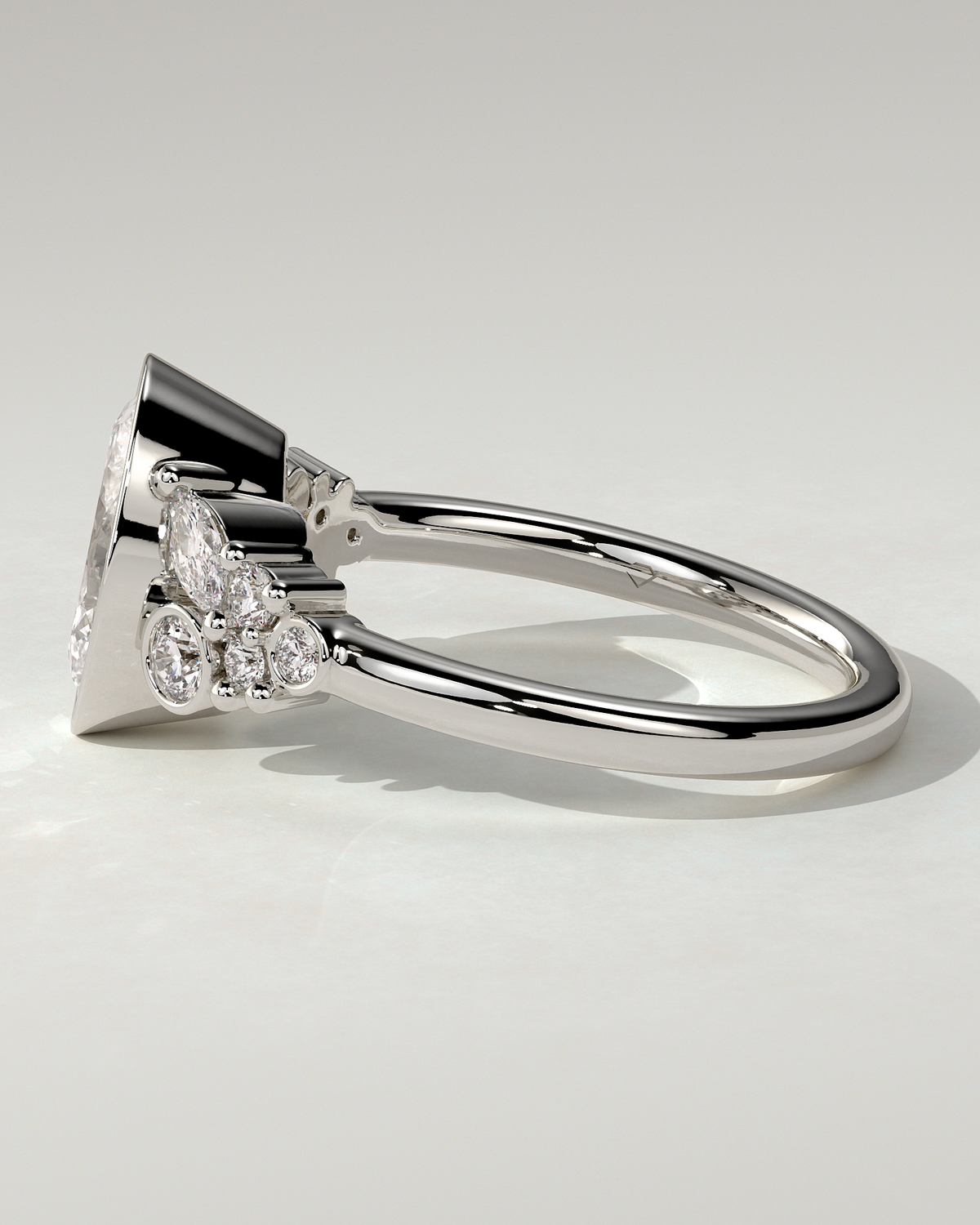 Isabella Bezel Round Ring