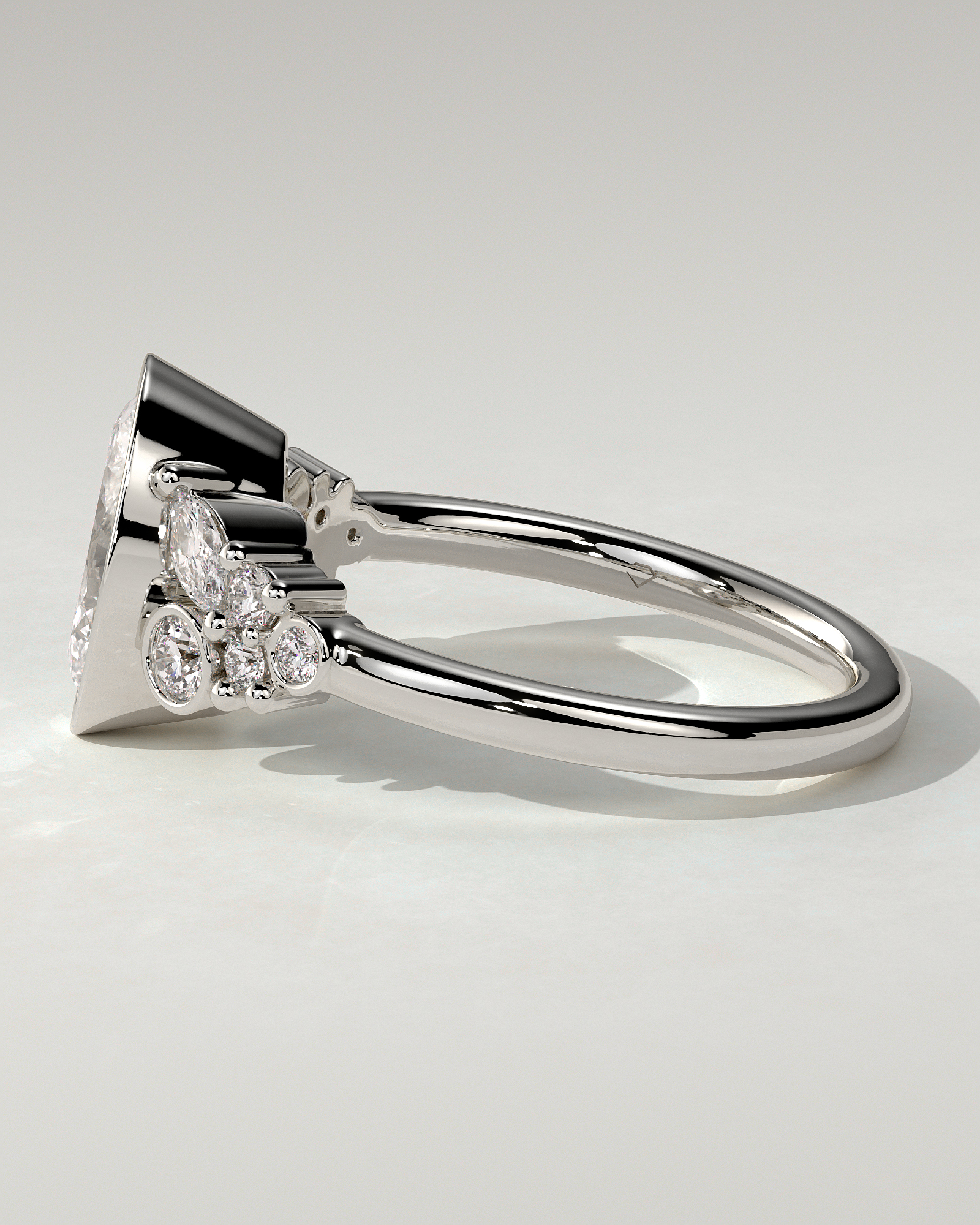 Isabella Bezel Round Ring