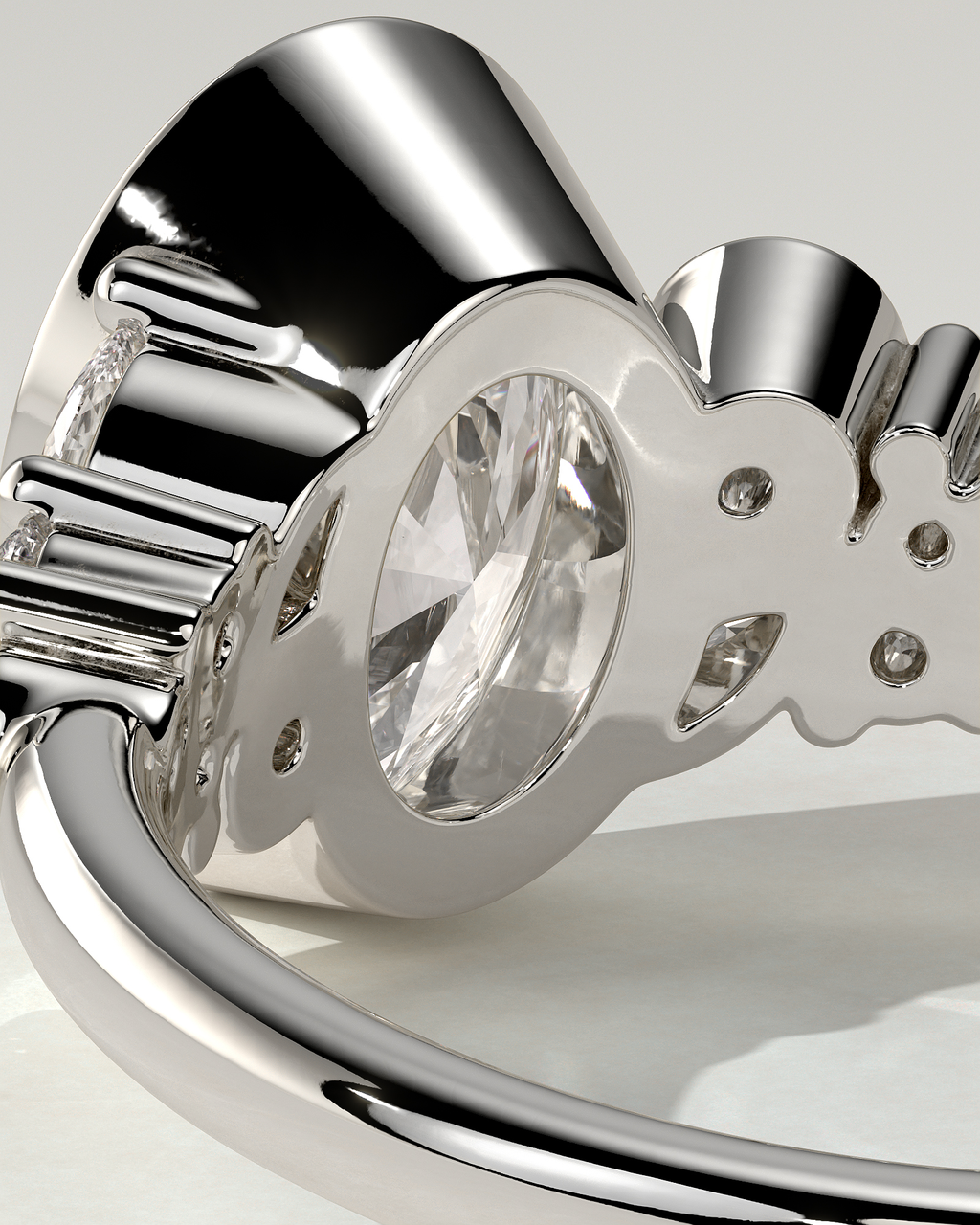 Isabella Bezel Round Ring