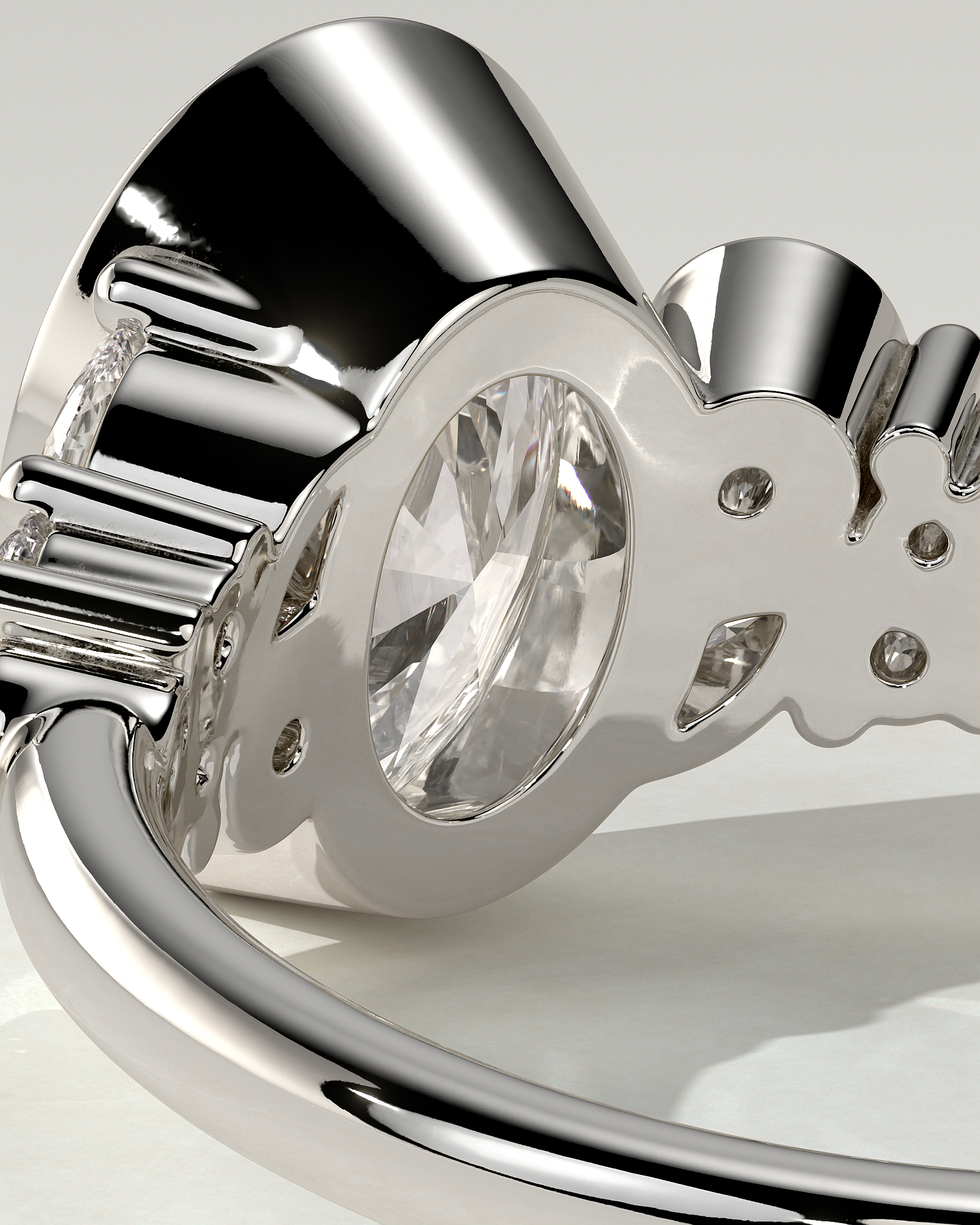 Isabella Bezel Round Ring