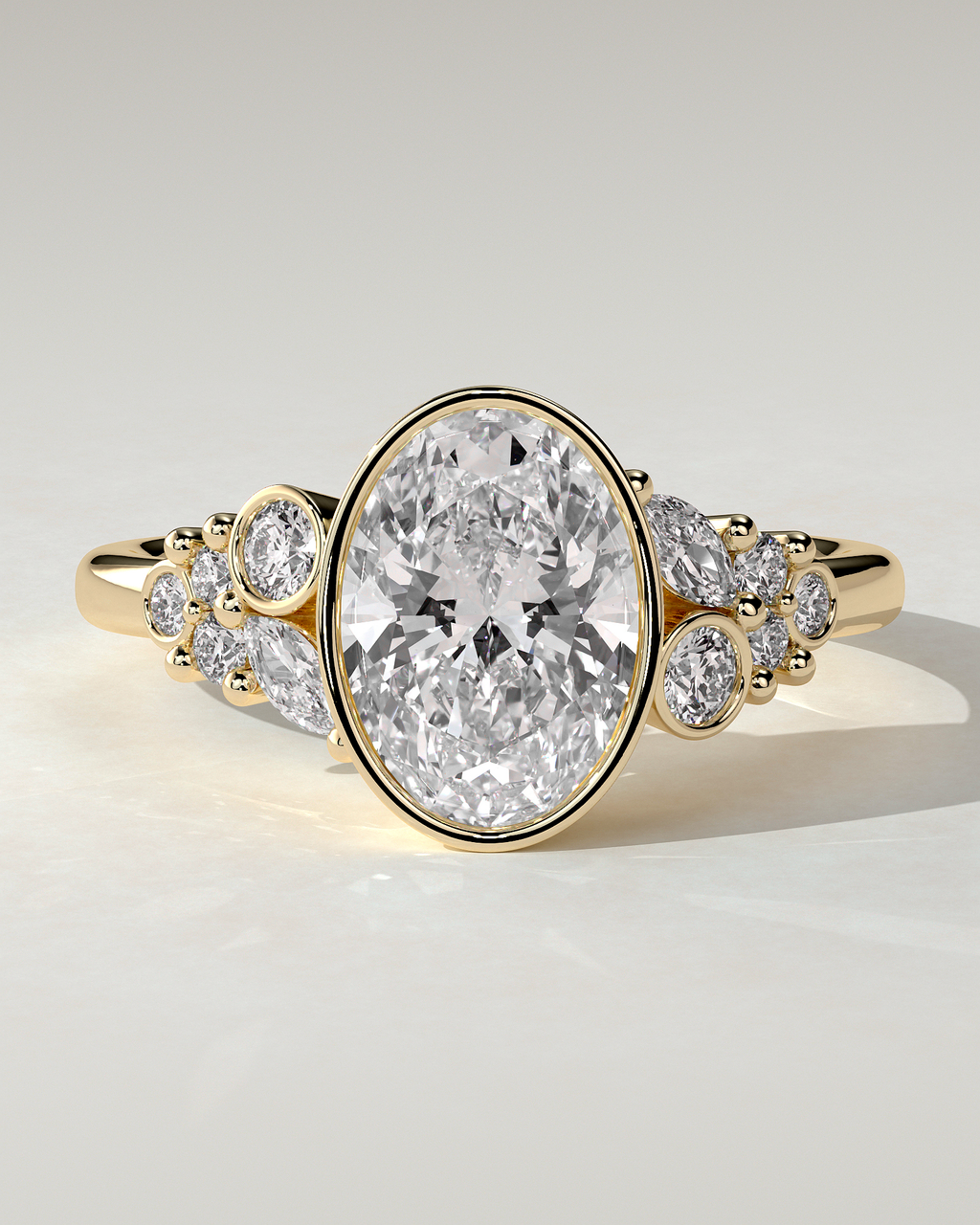Isabella Bezel Round Ring