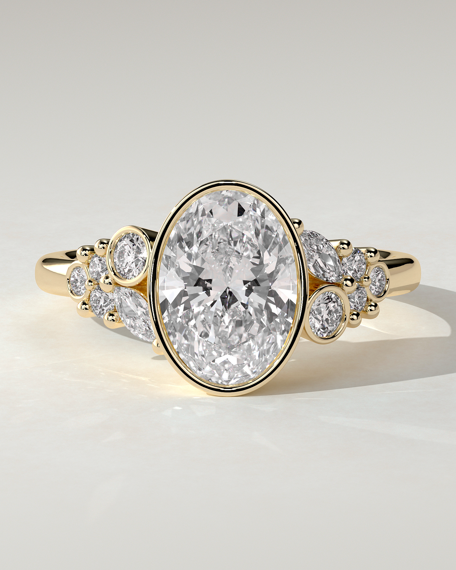 Isabella Bezel Round Ring