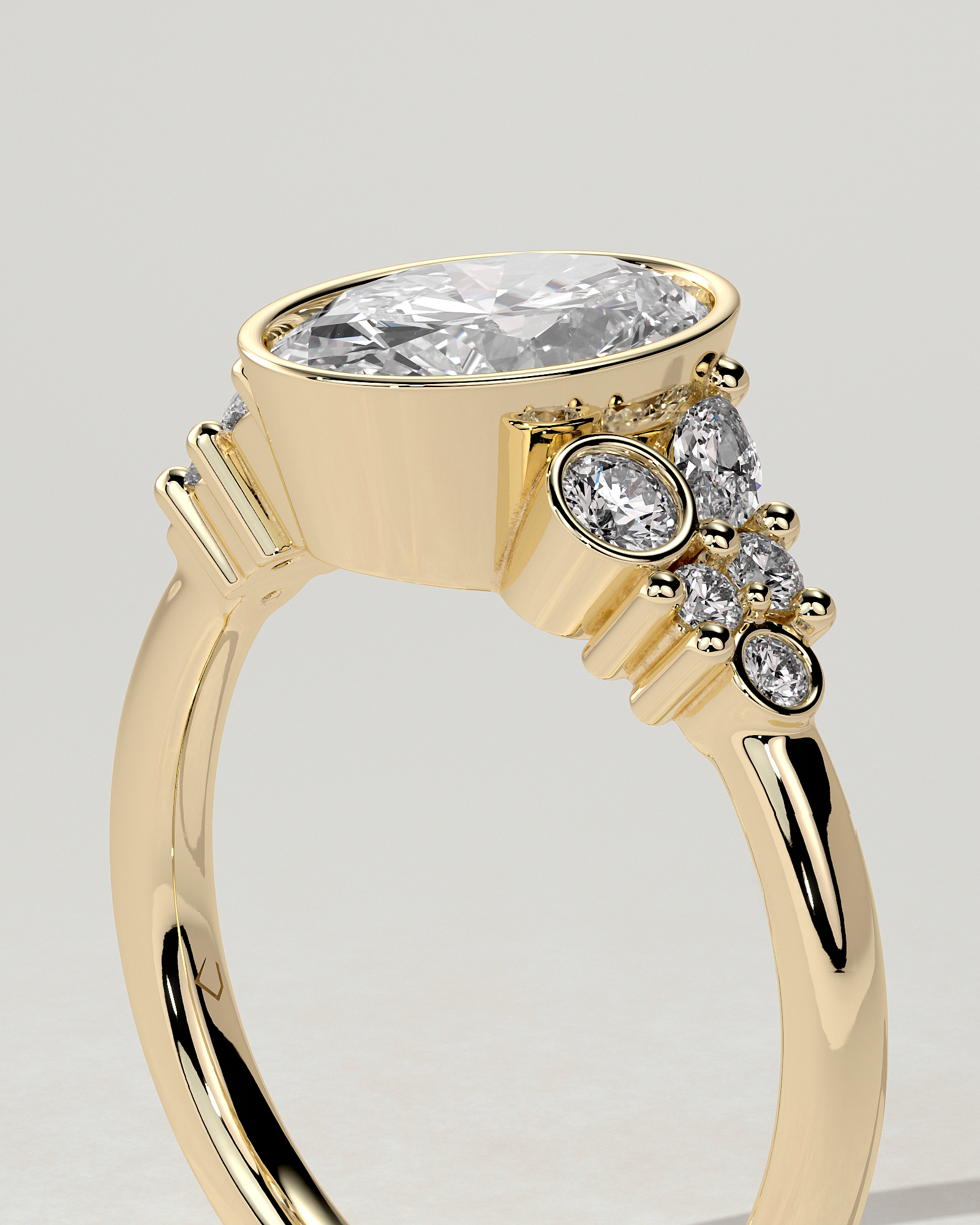 Isabella Bezel Round Ring