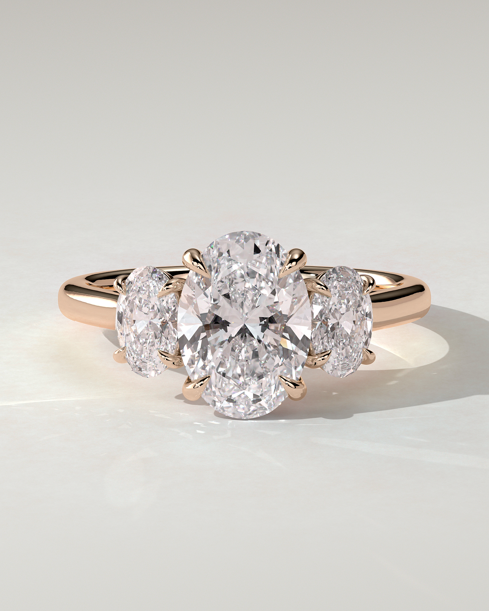 Isla Solitaire Oval Ring
