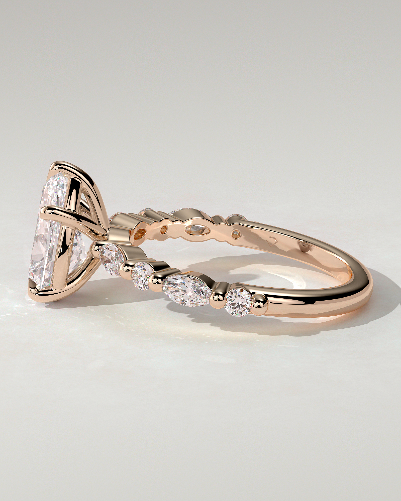 Jacinta Solitaire Pear Ring
