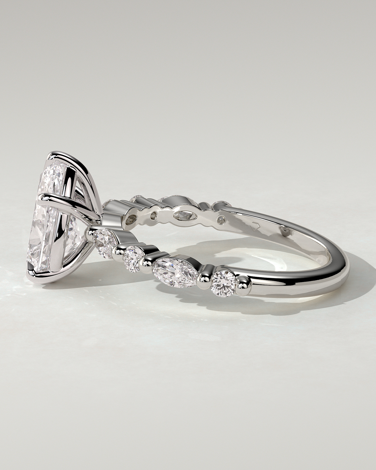 Jacinta Solitaire Pear Ring