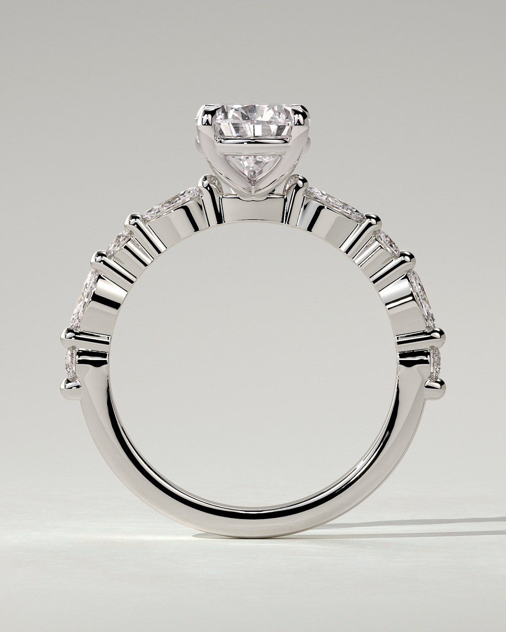 Jacinta Solitaire Pear Ring