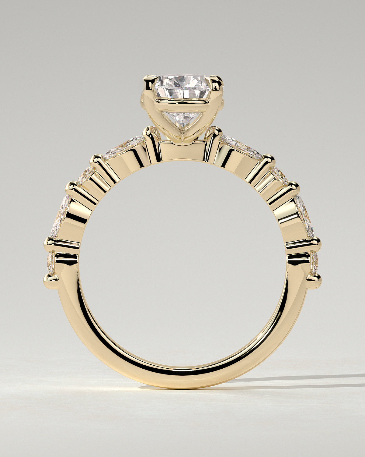 Jacinta Solitaire Pear Ring