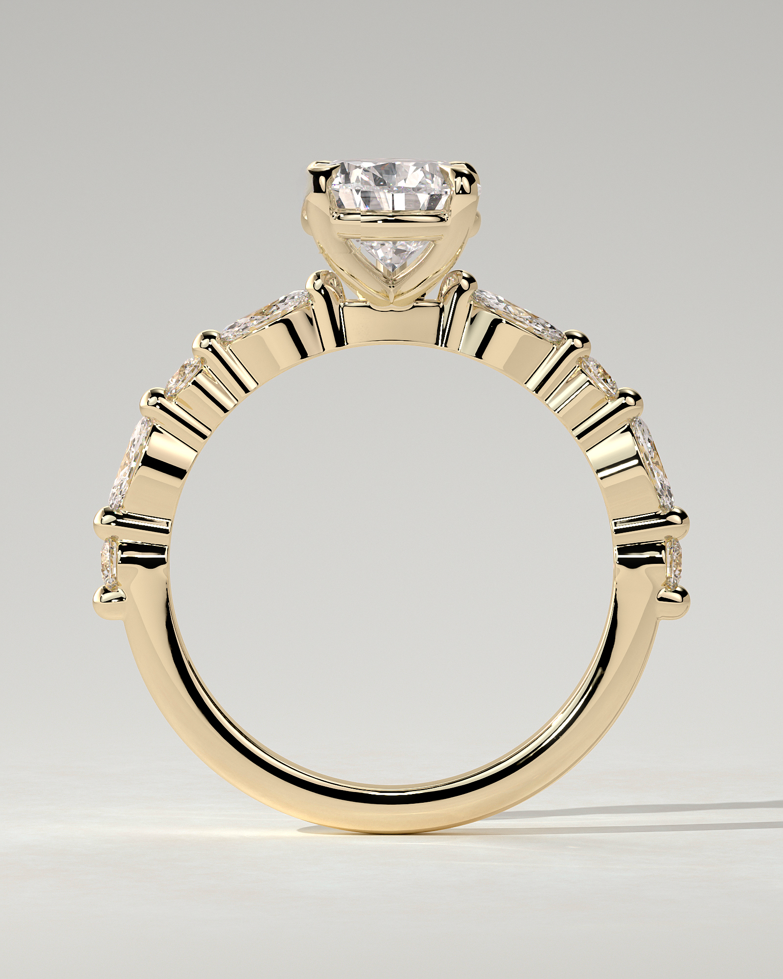 Jacinta Solitaire Pear Ring
