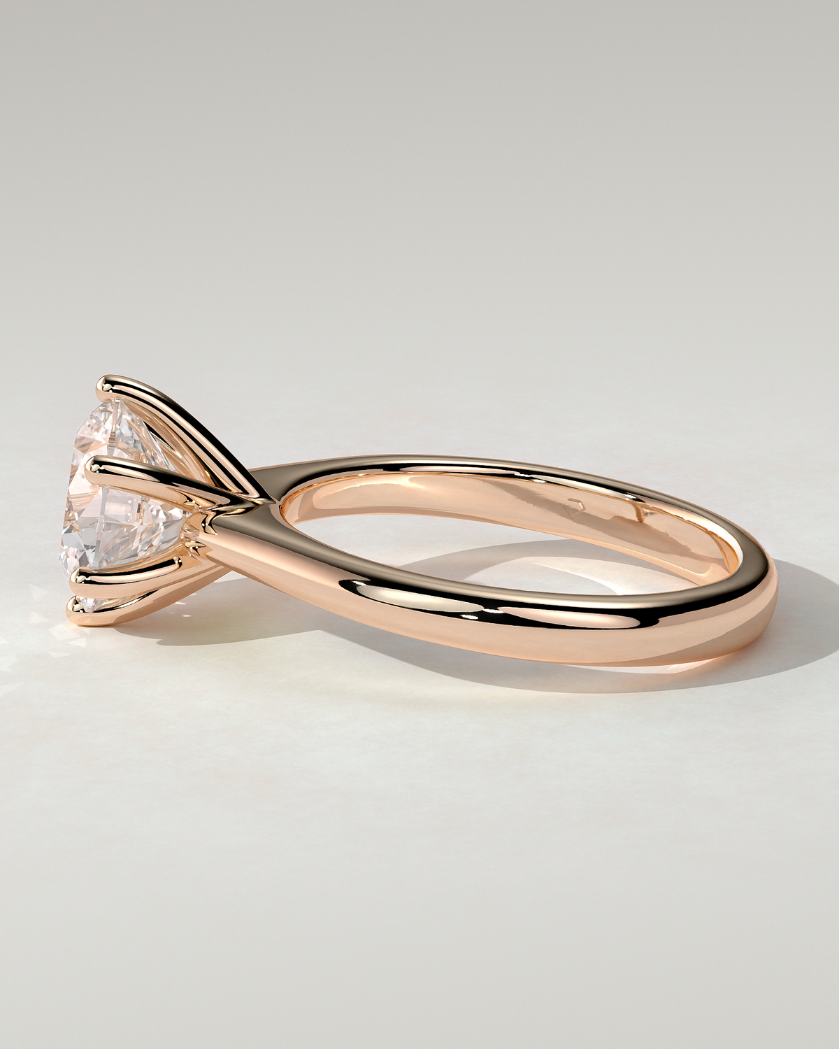 Jacqueline Solitaire Round Ring
