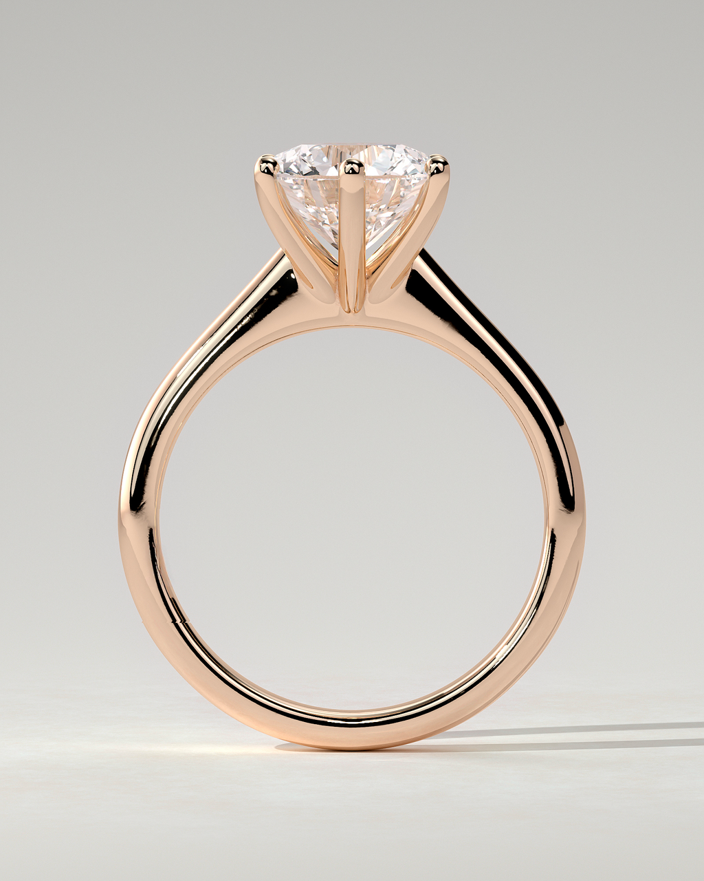 Jacqueline Solitaire Round Ring