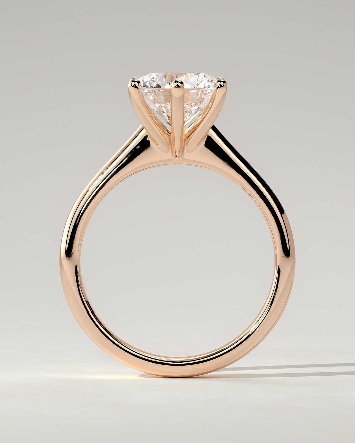Jacqueline Solitaire Round Ring