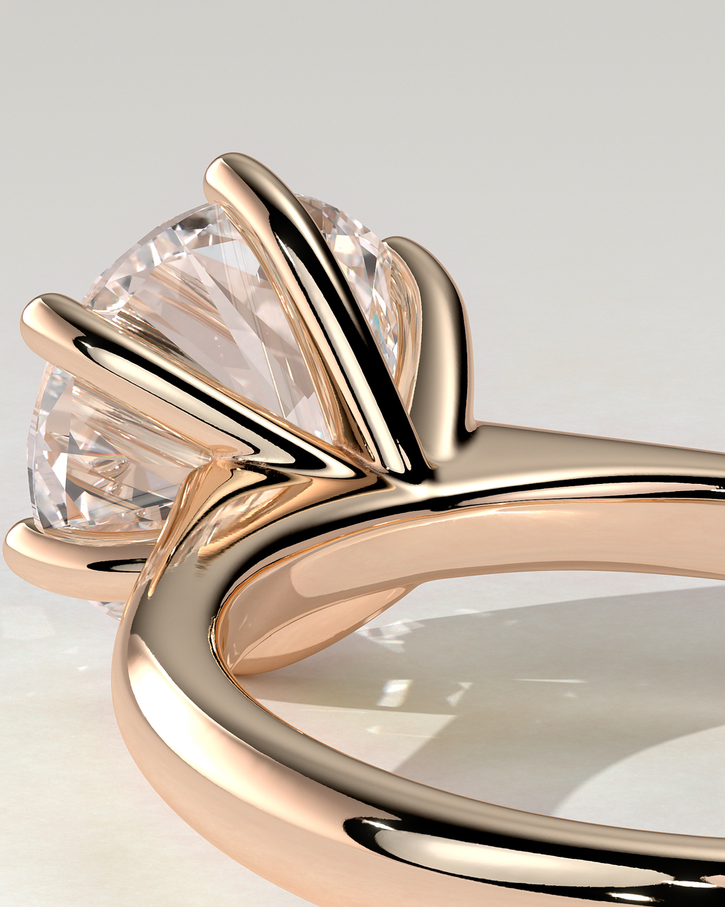 Jacqueline Solitaire Round Ring