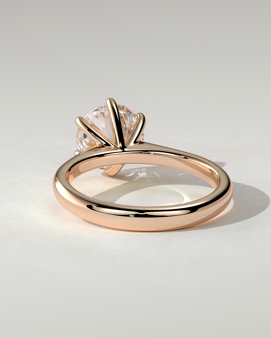 Jacqueline Solitaire Round Ring