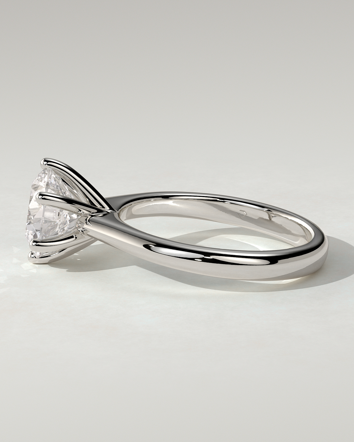 Jacqueline Solitaire Round Ring