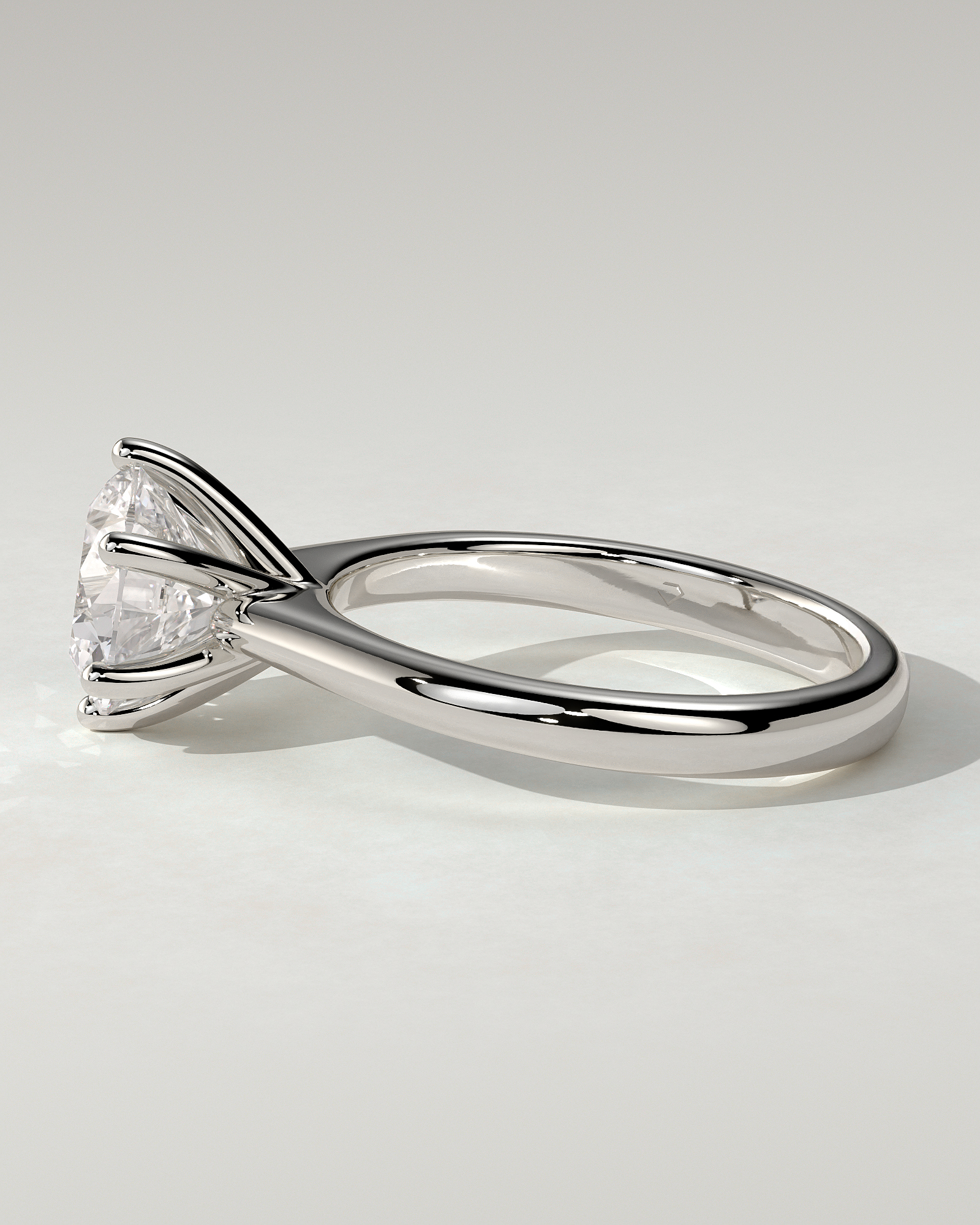Jacqueline Solitaire Round Ring