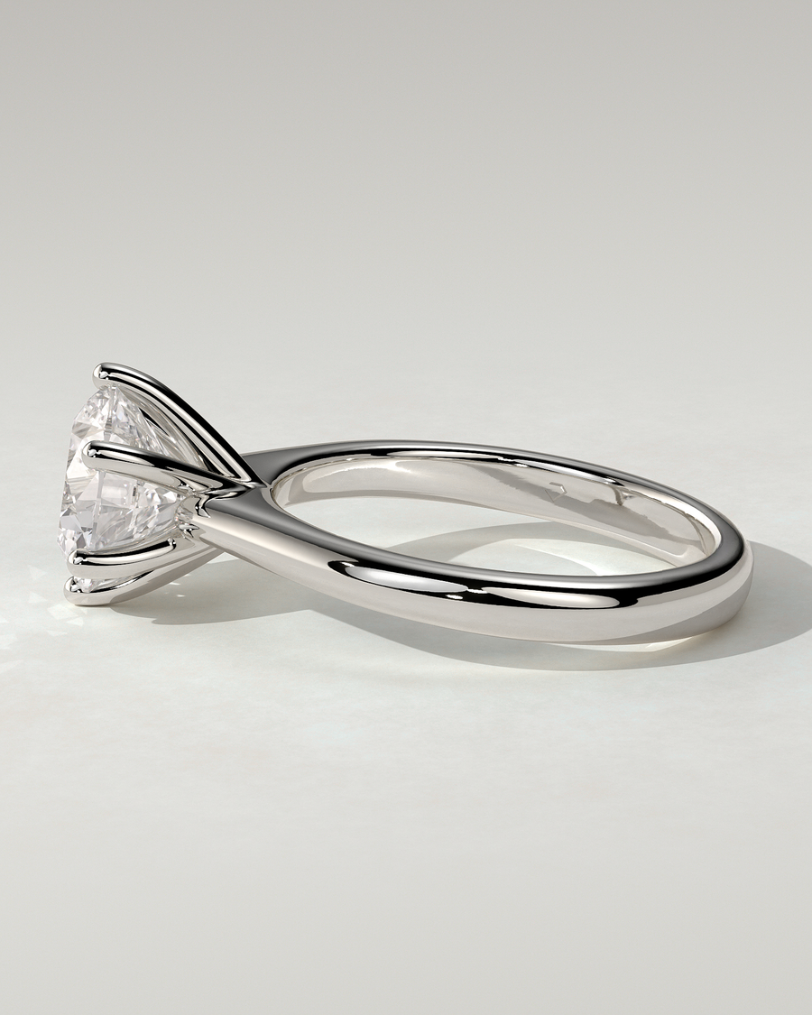 Jacqueline Solitaire Round Ring