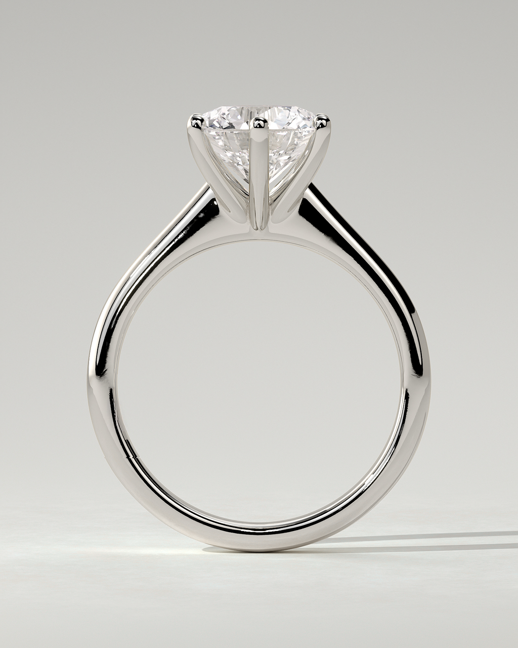 Jacqueline Solitaire Round Ring