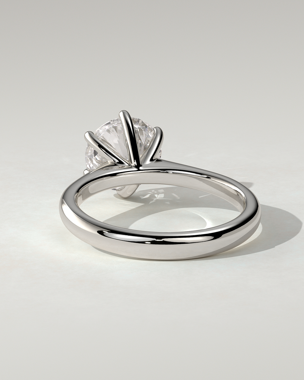 Jacqueline Solitaire Round Ring