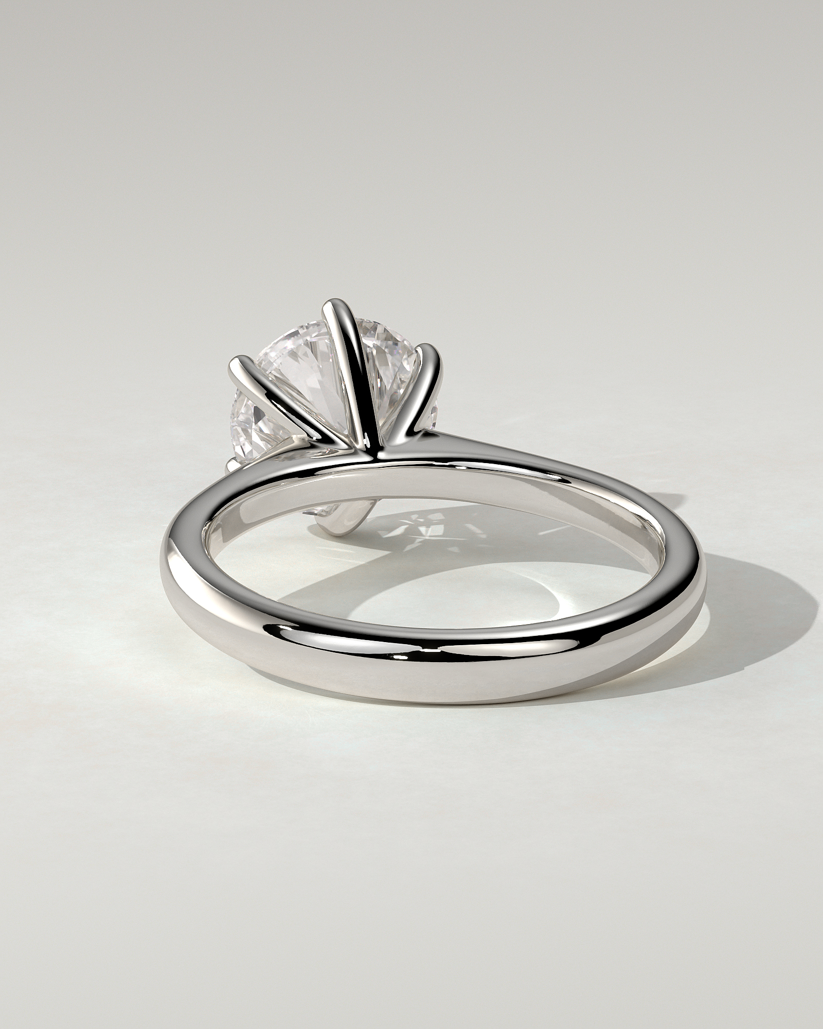 Jacqueline Solitaire Round Ring