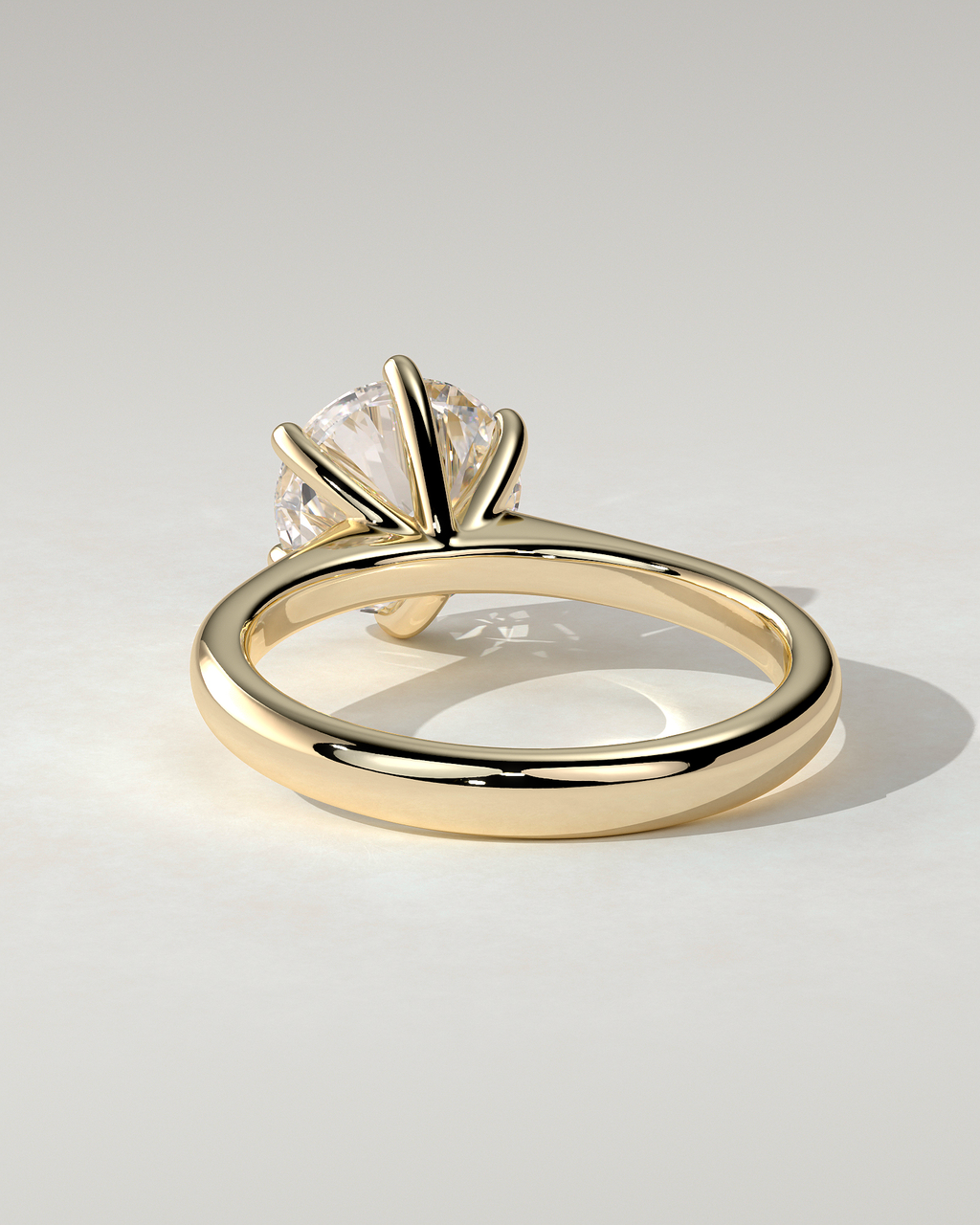 Jacqueline Solitaire Round Ring