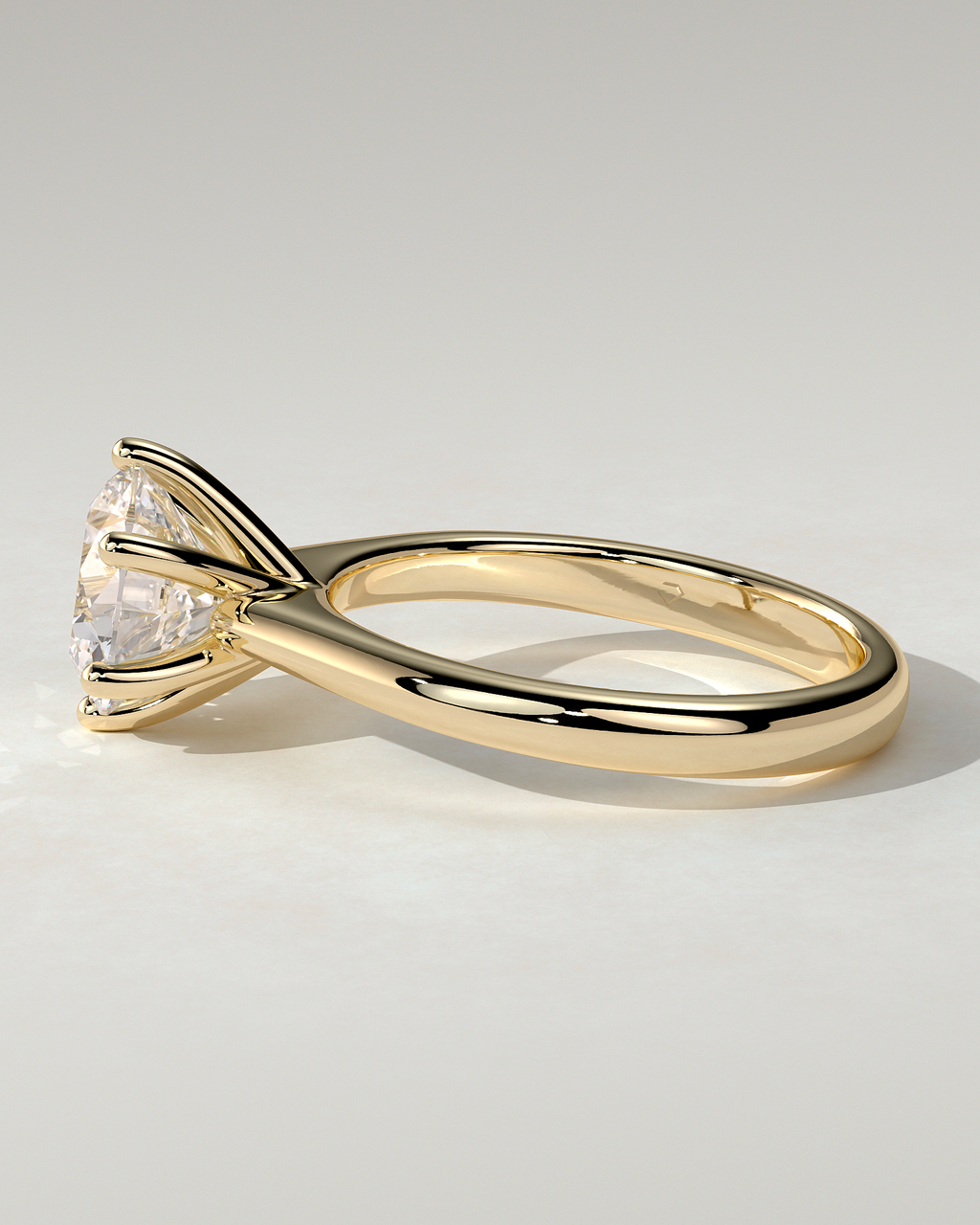 Jacqueline Solitaire Round Ring